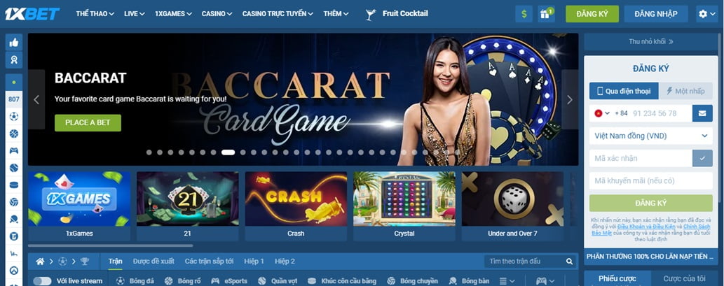 1xbet